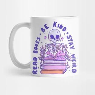 Read books, be kind, stay real Mug